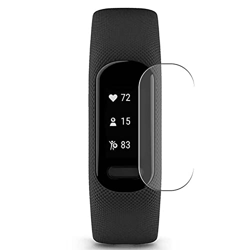Puccy 3 Pack Screen Protector, compatible with Garmin vivosmart 5 TPU Film Guard ( Not Tempered Glass Protectors)