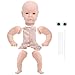 Muñecas renacidas Muñeca renacida sin pintar de 22 pulgadas, Kit de muñecas Reborn DIY, Juguete de muñecas Reborn de simulación de vinilo suave para niños a partir de 3 años, Haz tu propia muñeca