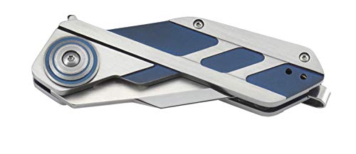 Crkt Deviation Folding Pocket Knife: Distinctive, Futuristic Design, Dual Blade Finish, Tanto Point, Ikbs Ball Bearing Pivot, Liner Lock, Two Tone Handle, Reversible Pocket Clip 2392 #TOP2