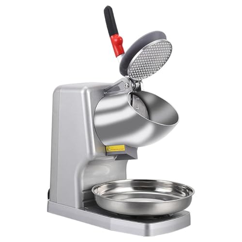 Concasseur à glace professionnel avec lames inox et machine snow cone 300W