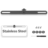 Naponal Stainless Steel Backup Camera License Plate Mount