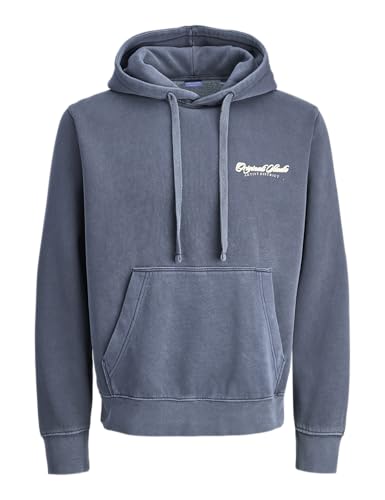 Sweat à capuche Jorinwood JACK & JONES pour homme en coton lavé