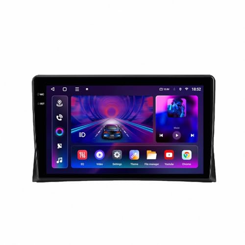 Navigateur GPS pour Multivan Transporter 2008-2015 avec cartes Europe 4G+64G pour grand écran
