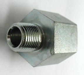 AF C3239-06-04-3/8 Female O-Ring Boss (9/16''-18 Threads) x 1/4 Male Pipe (.540''-18 Threads)