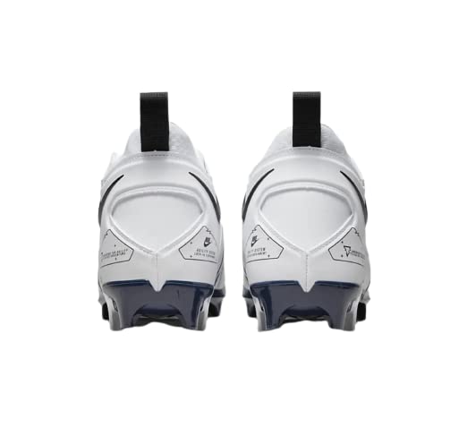 Nike Alpha Menace Pro 3 Mens Football Cleats Size 11.5 (White/College Navy/Black) (CT6649-108)4