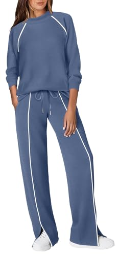 WIHOLL Plus Size Lounge Sets for Women 2 Piece Winter