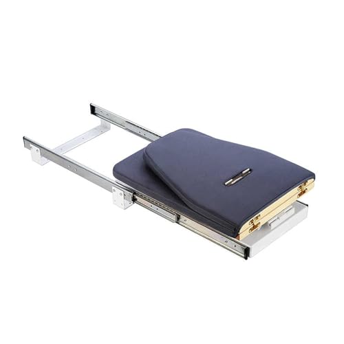 ZFUCMAYL Closet Pull Out Ironing Board,180° Free Rotation Retractable Iron Board,Foldable Ironing Board W/Silent Track,for Home Apartment and Small Spaces(Color 1)