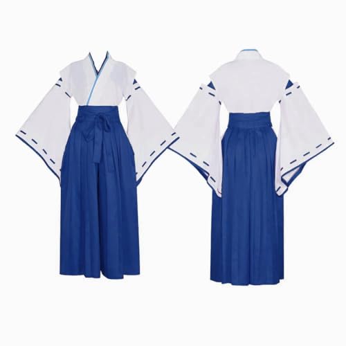 Kimono pour femme COSDREAMER avec robe geisha Yukata haut volants et pantalon XL