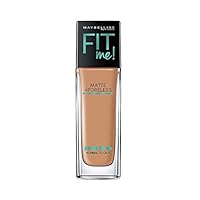 Maybelline New York Liquid Foundation, Matte Finish, With SPF, Absorbs Oil, Fit Me Matte + Poreless, 330 Toffee, 30ml