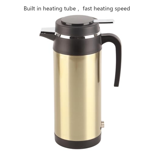 Hervidor Eléctrico para Auto 12V Acero Inoxidable 1200ml miniatura 5