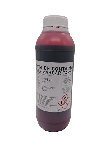 Tinta alimentaria para marcar carne 1 L color Rojo