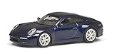 Modellmarke: Porsche Schuco 452653700 Porsche, Carrera S Coupé, Neue 911 Generation (992), Modellauto, Maßstab 1:87, blau-metallic