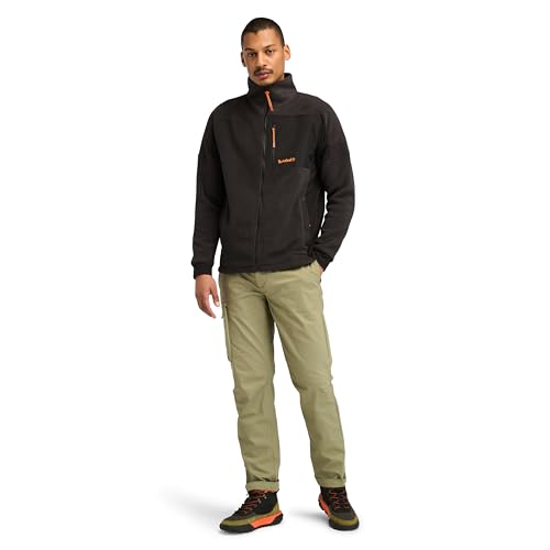 Timberland mens Polartec Mix Media Full Zip Fleece3