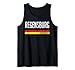 Regensburg Retro Germany Flag Travel Souvenir Vintage Tank Top