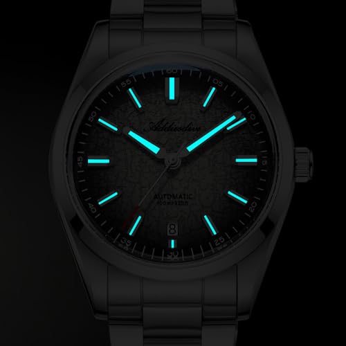 Image of ADDIESDIVE Mens Watch Automatic NH35 /8215 200M Luminous Easy to Read Dial Wrist Watch Minimalist Fashion Simple Watch Analog Date with Leather Strap and Bracelet