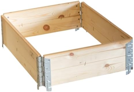 Garmix Rehausse-Palette en Bois avec Charnières | Cadre Palette |...