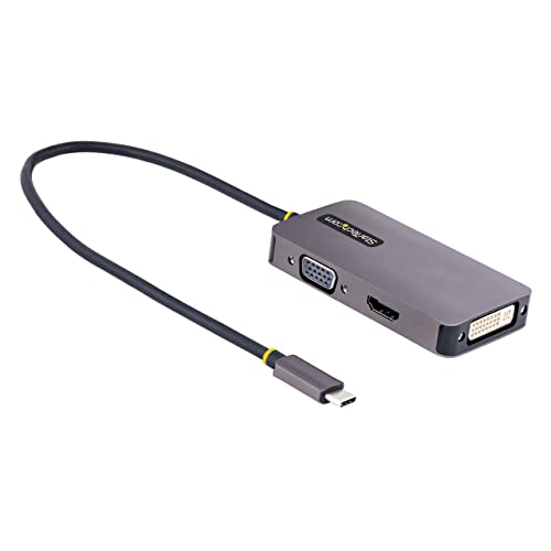 Adaptateur USB C vers HDMI VGA hub multiport type c portable macbook pc 4k60hz