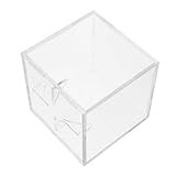POPETPOP Kasten Baseball-Box Klare Aufbewahrungsbox Halter Für Baseball-displays Baseball-Koffer Baseball-Container Baseball Showcase Display Ballvitrine Transparent Acryl