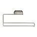 Spectrum Over The Cabinet Paper Towel Holder (Brushed Nickel) - Paper Towel Storage & Dispenser for Bathroom, Kitchen, Laundry Room, RV, Camper, & Cabinet Organization