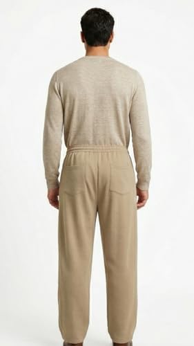 Image of DA BLUE Premium Textured Baggy Jogger for Men | Relaxed Fit Casual Track Pants | Soft Stretch Lounge Wear Bottom