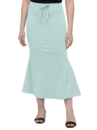 Image of Mehrang Stretchable Shimmer Saree Shapewear Petticoat for Women, Skirts for Women,Shape Wear Dress for Saree