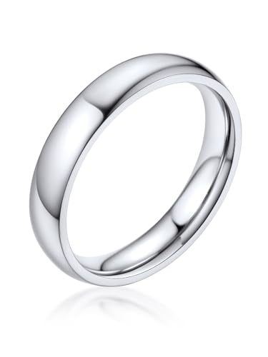 [Bestyle] �w�� ���f�B�[�X �����O �����Y ���� �X�e�����X �����A�����M�[�Ή� �����Y�w�� �V���o�[�����O �b�� �l�C �����ςȂ� �V���v�� 4mm �y�A �J�b�v�� �a���� �v���[���g �V���o�[