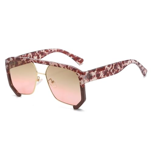 Lunettes de soleil rétro carrées pour homme et femme avec verres ombre UV400