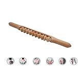 SUN-HOME SHINE Beech Wood Therapy Massage Tools, Body Roller Stick,Anti Cellulite Tool, Lymphatic Dr