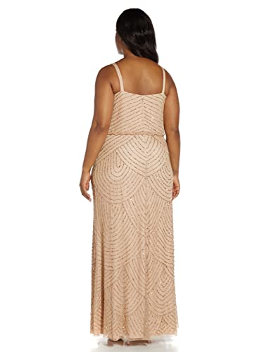 Image of Adrianna Papell Women's Long Blouson Dress