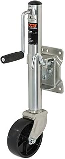CURT 28112 Marine Boat Trailer Jack with 6-Inch Wheel, 1,200 lbs, 11 Inches