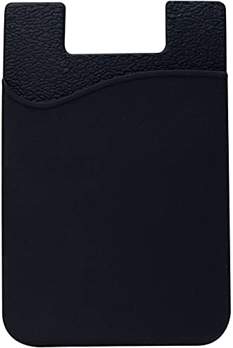 Portefeuille de poche en silicone à coller pour iPhone et Android rigide - 2