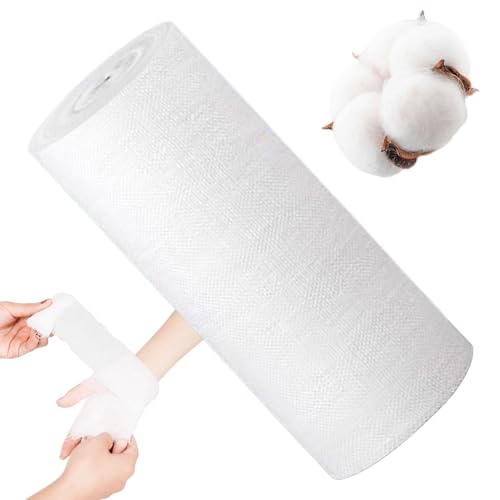 Gasa En Rollo - Vendas De Gasa No Adherente - Venda Elástica Unisex Para Cuidado De Camping Hogar Hospital Deporte Senderismo