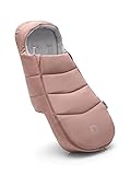 Bugaboo Footmuff - All-Season Stroller Accessory Weatherproof Climate Control Removable and Reflective (Evening Pink)