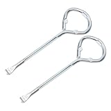 BETOOKY 2 Stück Metall Dosenöffner 5 liter Lackeimer Deckelheber Manueller Rostfreier Profi Öffner Kompakt für Camping und Reisen