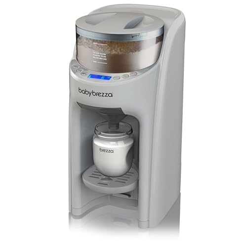 Image of Baby Brezza New and Improved Formula Pro Advanced Formula Dispenser Machine - Automatically Mix a Warm Formula Bottle Instantly - Easily Make Bottle with Automatic Powder Blending, Grey