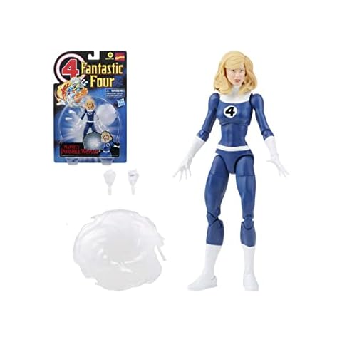 Marvel Legends Series Retro Fantastic Four Marvel's Invisible Woman 6-inch Action Figure Toy Cover