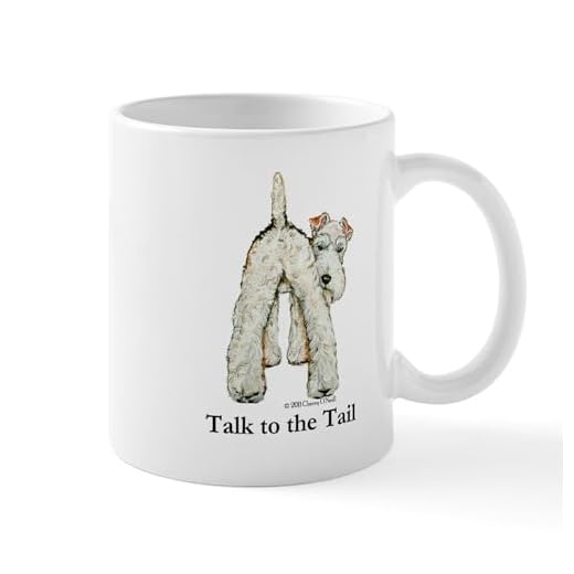 CafePress Wire Fox Terrier Tail WFT Mug 11 oz (325 ml) Ceramic Coffee Mug