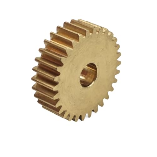 Engrenage droit cylindrique module 0.7 en laiton durable de 68.6mm
