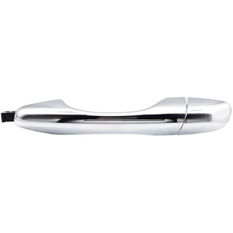 Lcyolada Rear Left Drive Side Exterior Door Handle w/Cover Compatible with 2016-2020 Kia Sorento,Replaces 83662-C5010,Chrome,wo/Smart Key Entry Cover