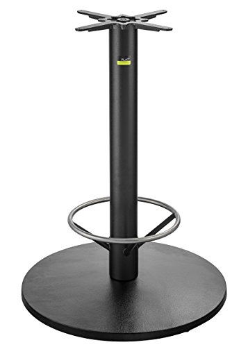 FLAT Self-Stabilizing UR30 - Cast Iron, Bar Height Table Base with Foot Ring