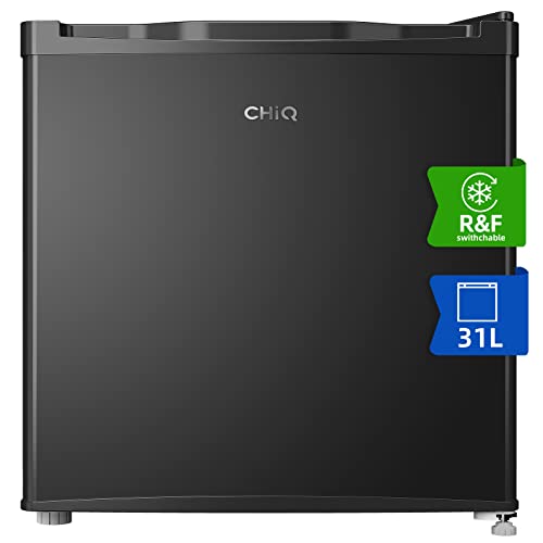 CHiQ CSD31D4EU, Mini Freezer, Small Freezer with 31L, 4 Star Freezing,12-Year Warranty on The Compressor,Adjustable Temperature Control