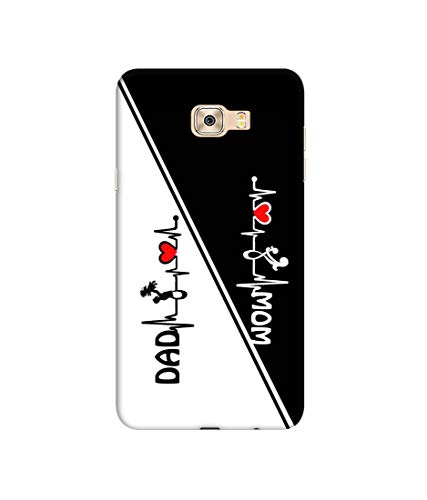 Image of Amazon Brand - Solimo Designer Mom and Dad Lover 3D Printed Hard Back Case Mobile Cover for Samsung Galaxy C7 Pro