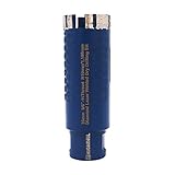 HIGHDRIL Diamond Core Drill Bit,Diameter 1-3/8 Inch with 5/8-11 Thread,Dry Hole Saw with Side...