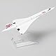 NUOTIE 1/400 Concorde British Airways Vorgebautes Flugzeugmodell Druckguss-Flugzeugmodellbausätze Flugzeugmodell aus Metall Anzeigemodell Sammlung oder Geschenk