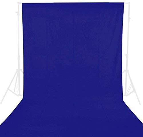 GFCCRoyal Blue Backdrop Background - 10ftx10ft Blue Photo Backdrop for Photoshoot Photography Background Screen Video Recording Curtain