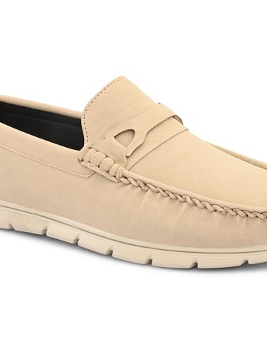 Image of Prolific Men's Premium Suede Casual Loafer | Lighweight Slip-On's | Soft Cushioned Insole | Stylish & Comfortable