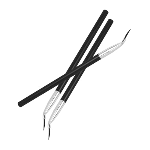 SOESFOUFU Beauty Angled Eyeliner Brush Long Handle Soft Brush Hair for Gentle Application for Travel Daily Use