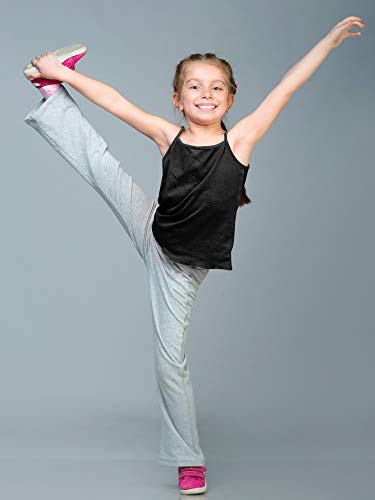 Image of SATINIOR Girls Camisoles Undershirts, Girls Dance Tank Top Sleeveless Spaghetti Strap Tank Top for Dancewear, Toddler