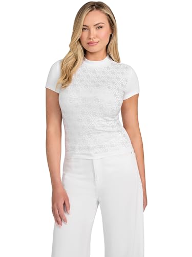 T-shirt Guess 4G : le top à col montant idéal pour sublimer votre silhouette