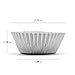 200 Pcs Silver Foil Cupcake Liners Standard Baking Cups Muffin Paper Cases